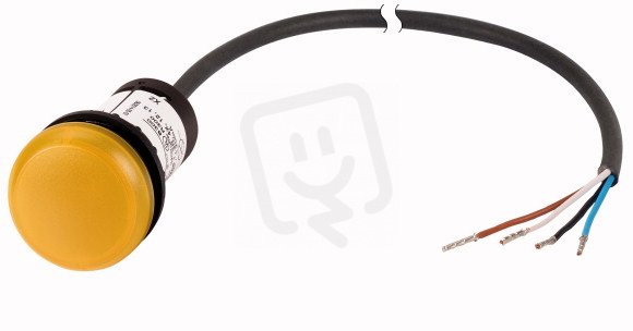 Eaton C22-L-Y-24-P62 Kompaktní zapuštěná signálka, 24V AC/DC, žlutá