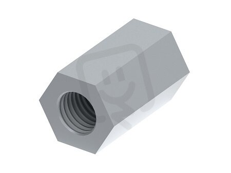 Pozinkovaný zemnič průměr 16 se závitem, L1500, materiál StZn GROMTOR 216212