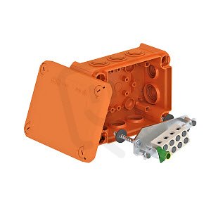 OBO T 100 ED 10-5 Odbočné krabice pro zachování funkčnosti 150x116x67 oranžová