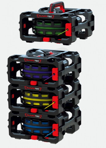Odvíječ jednožilových vodičů RUNPOTEC 10216 CB 260 Cable Box (sada 4 kabel.boxů)