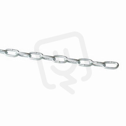 Řetěz svařovaný polodlouhý článek DIN 5685A d=2mm, pozink KOŇAŘÍK R085A002