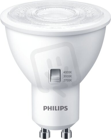 CorePro LEDspot 4.8-50W GU10 3CCT 36DDIM