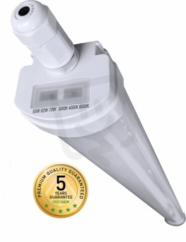 Prachotěsné LED svítidlo VOLITER 55/62/70W 3CCT ADJ 10500/11900lm GXWP386