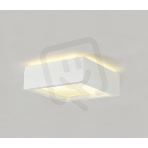 PLASTRA 104 stropní svítidlo TC-DSE hranaté bílá sádra max. 50 W SLV 148002