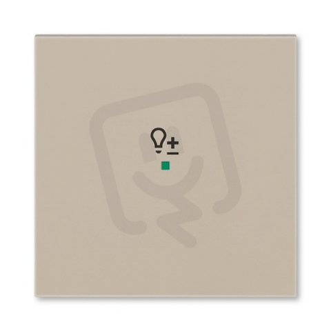 ABB Levit Kryt 1násobný symbol stmívání macchiato 6220H-A01004 18