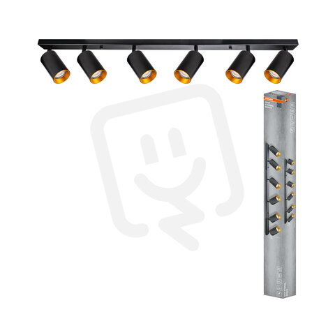 LED SPOT ETERNAL BLACK 6XGU10 OSRAM 4099854588211