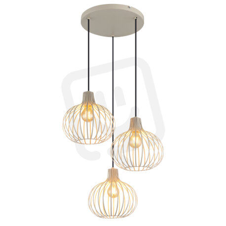 Závěsné svítidlo MATEO krémová 3xE27, max. 40W 230V GLOBO 33379319