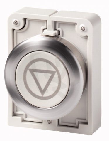Eaton M30I-FD-GR-X66 Ovládací hlavice, zapuštěné tlačítko, bez aret, šedá X66