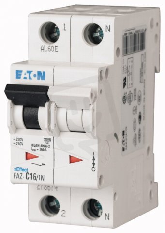 Eaton 278679 Jistič FAZ,char C,1+Npólový,In=50A,Icu=15kA FAZ-C50/1N
