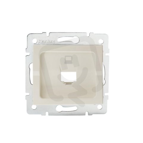 Adaptér datové zásuvky LOGI 1xRJ45 25927 Kanlux krémová
