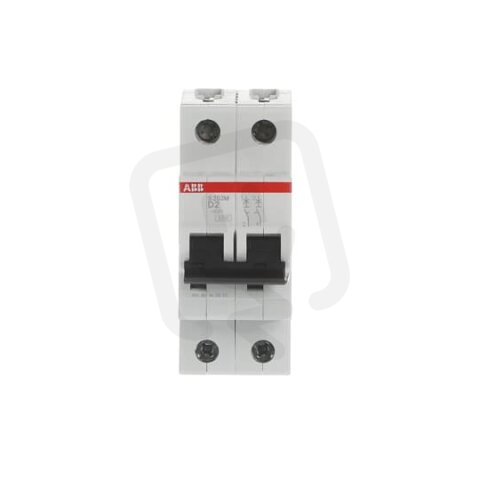 S202M-D2 2F jistič 2 A char. D 10kA ABB 2CDS272001R0021