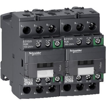 TeSys D Green 3P reverzační 25A 100 250V AC/DC SCHNEIDER LC2D25KUE