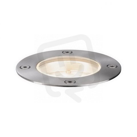 Plug & Shine zemní svítidlo kruhové IP65 3000K 4W 24V stříbrná 942.28 94228