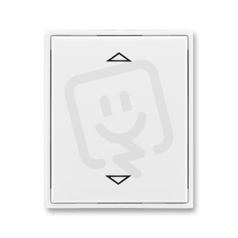 Kryt spínače žaluz s krátkocest. ovl. 3299E-A00110 03 bílá/bílá Element Time ABB