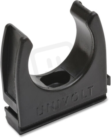 Příchytka-klip CL DN25 PVC BK UNIVOLT 082216