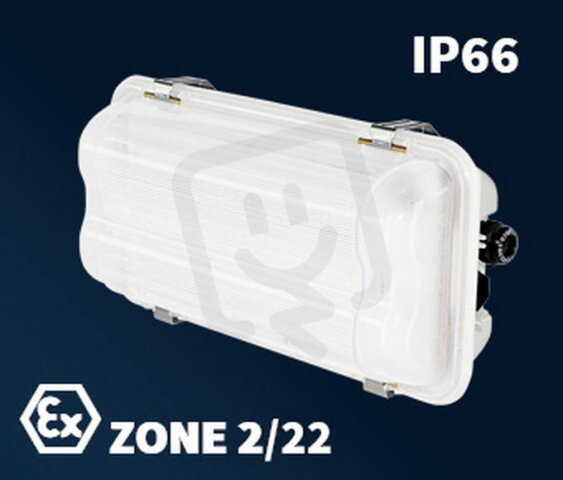Prachotěsné svítidlo BASET-N-LED-2R-2600-4K-DIM DALI IP66 VYRTYCH 051941 DALI