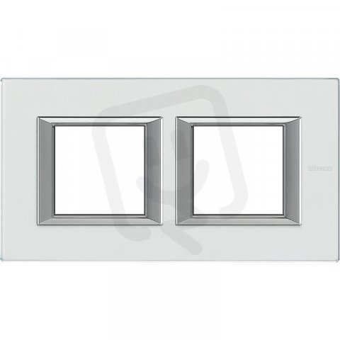 Legrand HA4802M2HVKA BTAX Rámeček2+2 HOR. SKLO KŘIŠŤÁL