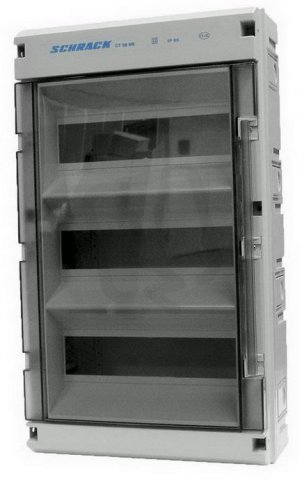 Jističová skříňka s dveřmi pro 36 modulů, IP55 SCHRACK IM008152--