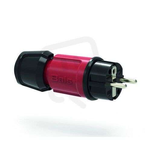 Vidlice CZ + SCHUKO červená 16A 3p 230V IP54 BALS 7373