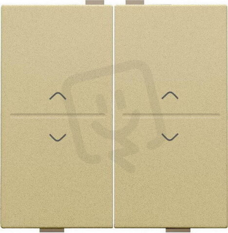 BUS/RF kolébka 2x1/2 UD-GOLD COATED NIKO 221-00010