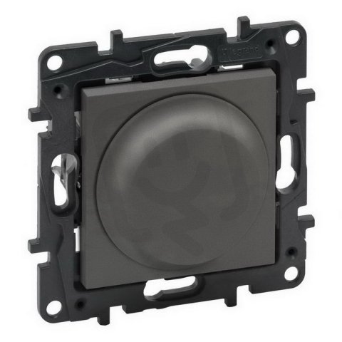 NILOÉ STEP STMÍVAČ OTOČNÝ 300W OCEL LEGRAND 863452