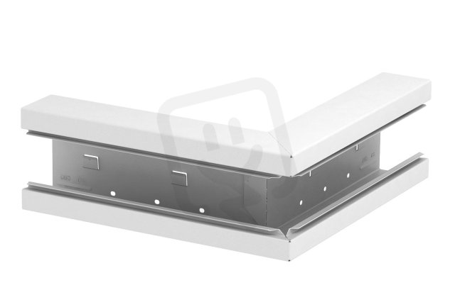 Vnější roh OBO GS-SA70130RW, pro kanál Rapid 80, 70x130mm, čistě bílá Ocel