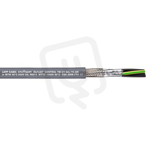 Ovládací kabel ÖLFLEX CONTROL TM CY 7G1.5 16/7C LAPP 281607CY