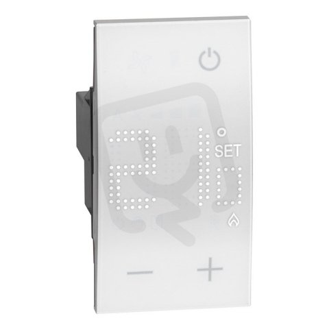 LIVING NOW POKOJOVÝ TERMOSTAT 2 MODULY BÍLÝ BTICINO KW4441