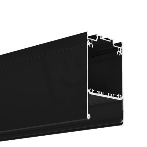 LED hliníkový profil KLUŚ DES černá 2m /18030K7_2m/ ALUMIA A18030A07_2