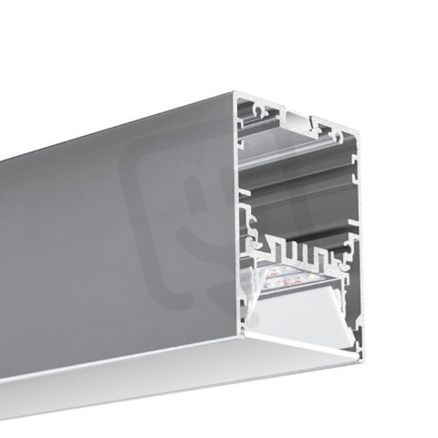 LED hliníkový profil KLUŚ MOD-50 stříbrná 3m /18047_3m/ ALUMIA A18047A_3
