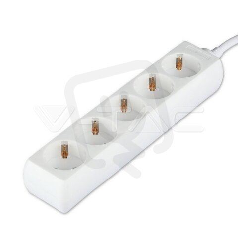 5 Ways Socket (3G 1.5MM2 X 1.5M) Polybag