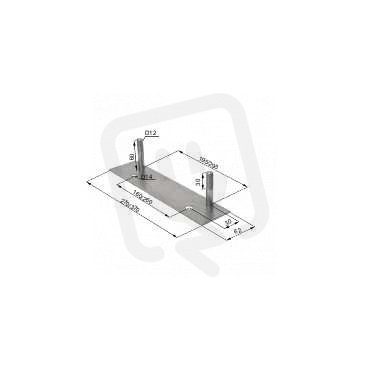 Schneider NSYAZ4PLA Adaptér mezi sokly pro Thalassu, 420 mm