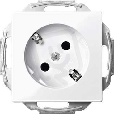 Merten Zásuvka 250V/16A SCHUKO 45stupňů,System M Active SCHNEIDER MTN2370-0325