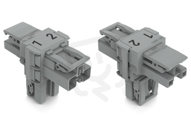 T-rozdělovač 2pól. Kód. B šedá WAGO 770-1701