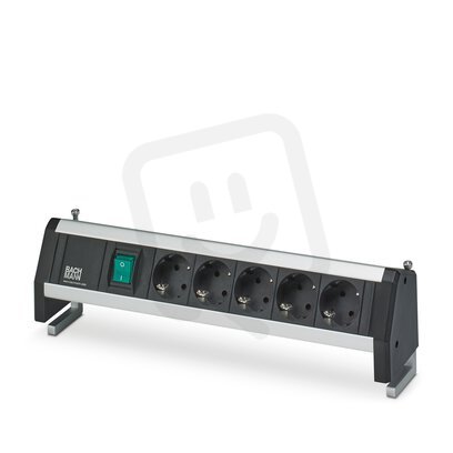 AS-WB-F/POWER STRIP 5 Zásuvková lišta s 5 sloty 1193789