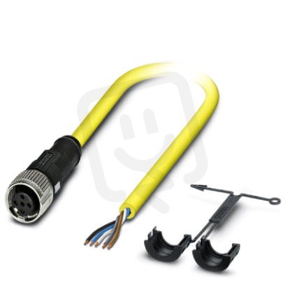 SAC-HZ-5P- 5,0-542/M12FS BK Kabel senzoru/aktoru 1409636