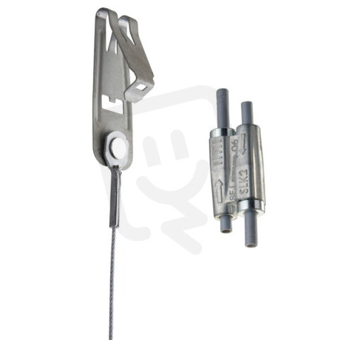 Rychlospojka SLK se závěsem na lanko, 1,5 mm lanko, délka 3 m SLK15L3DW6 196832