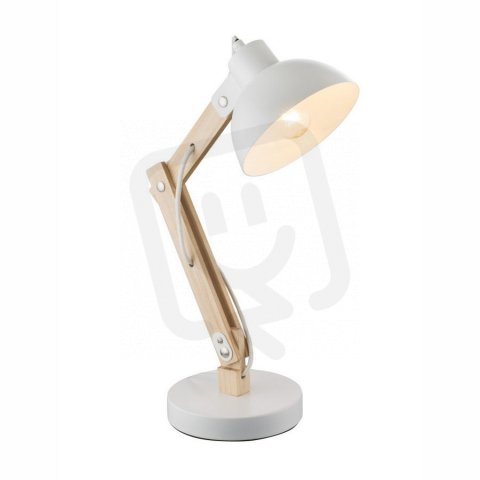 Stolní lampa TONGARIRO bílá 1xE27, max. 40W 230V GLOBO 21502