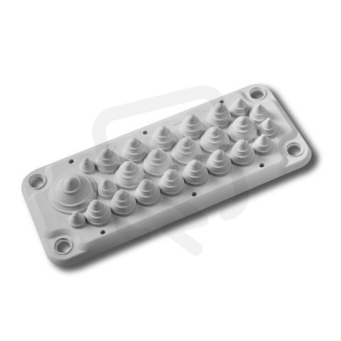 Průchodková deska LMC 25 (IP54) šedá ELEKTRO BEČOV G512554
