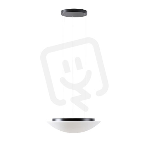 Závěsné LED svítidlo se skleněným stínidlem OSMONT AURA LE5 34W IP40 3K černá