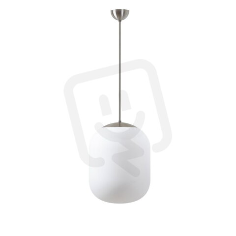 Závěsné LED svítidlo se skleněným stínidlem OSMONT TANIA P1 27W IP40 3K nerez