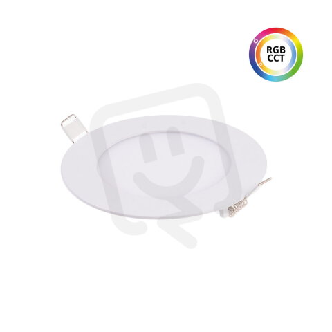 24KW9 LED panel RGBCCT 9W 24V kulatý bílý T-LED 102330