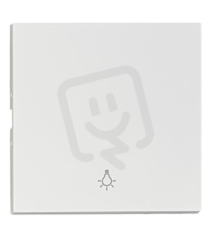 Kryt spínačů a ovladačů, symbol světlo, bílý SCHRACK EV102305--