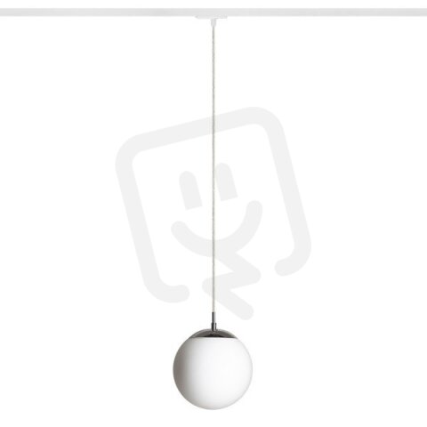 LUNA 20 pro jednookr. lištu opálové sklo/chrom 230V E27 15W RENDL R13964