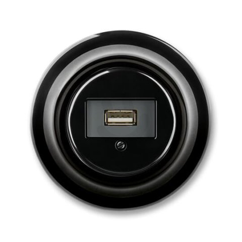 ABB Decento Zásuvka komunikační USB černá 5014K-C00420 N
