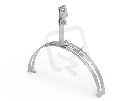 Univerzální držák vedení na hřebenáče, drát 8/10mm, L200-280mm, Inox 407313