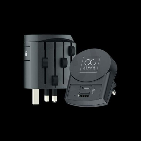Cestovní adaptér Alpha USB by SKROSS, de
