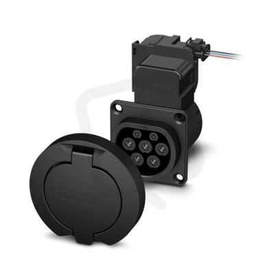 Nabíjecí zásuvka infrastruktury EV-T2M3SO12-3P-R-B-SET PHOENIX CONTACT 1532118