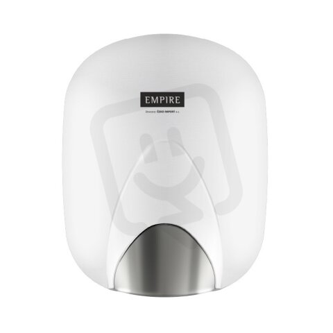 Tryskový osoušeč rukou EMPIRE ECOFLOW AUTOMATIC ANTIVANDAL KOVOVÝ BÍLÝ 9844