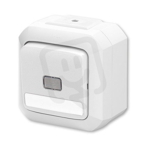 ABB Variant Ovládač zapínací s průzorem se svorkou N 1/0S 1/0So IP54 bílá